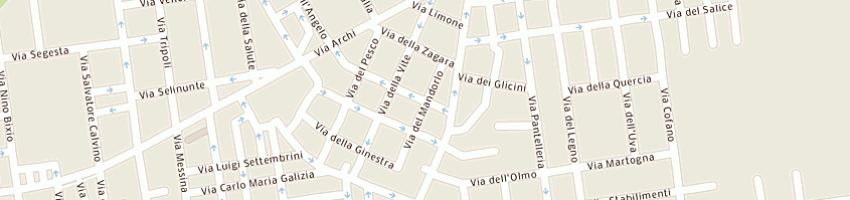 Mappa della impresa d'amico carmelo a TRAPANI