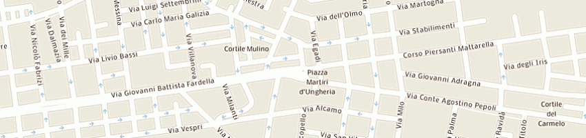 Mappa della impresa crazy jeans di bonfiglio patrizia a TRAPANI