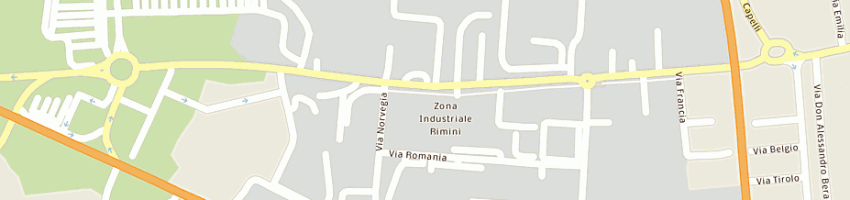 Mappa della impresa geotek srl a RIMINI