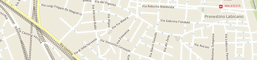 Mappa della impresa romani stefania a ROMA