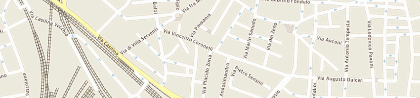 Mappa della impresa zilli mario a ROMA