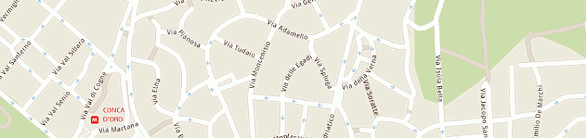 Mappa della impresa video voice snc di e de melis e c a ROMA