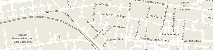 Mappa della impresa sea- rim sas a TRAPANI
