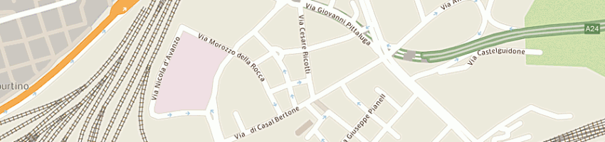 Mappa della impresa rinaldi alessandra a ROMA