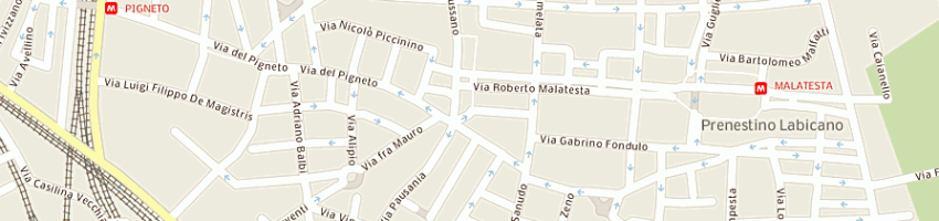 Mappa della impresa de angelis franco a ROMA