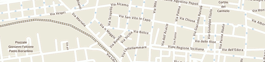 Mappa della impresa istituto zooprofilattico sperimentale della sicilia a mirri a TRAPANI