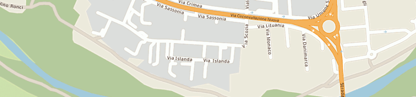 Mappa della impresa nuove superfici srl unico socio a RIMINI