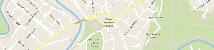 Mappa della impresa spuntino di raggi marco e alfonsi fabio snc a ROMA
