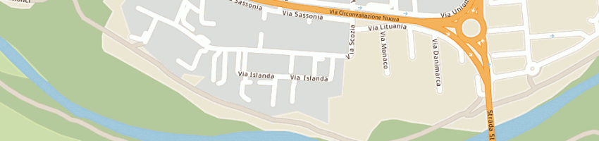 Mappa della impresa mabe srl a RIMINI