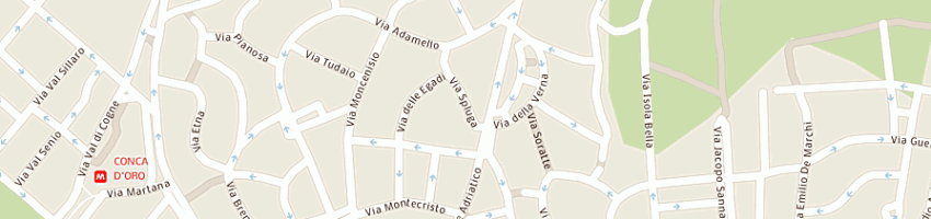 Mappa della impresa moretti avaro a ROMA