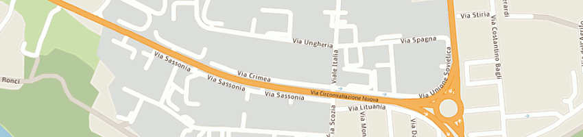 Mappa della impresa pari cucine srl a RIMINI