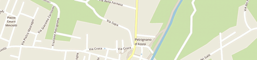 Mappa della impresa pasticceria edoardo di nasini anna rosa e rico silverio snc a ASSISI