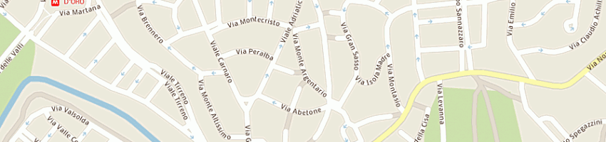 Mappa della impresa scuola annunciata cocchetti a ROMA