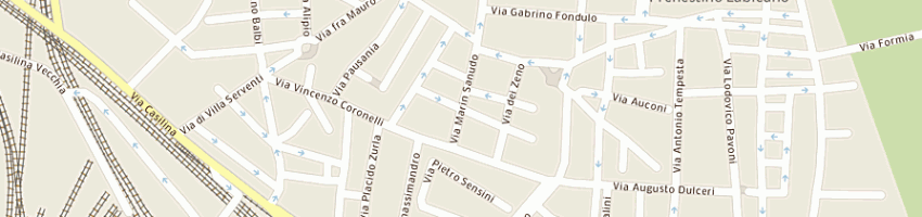 Mappa della impresa gas services  srl a ROMA