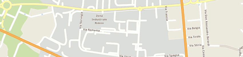 Mappa della impresa gif (srl) a RIMINI