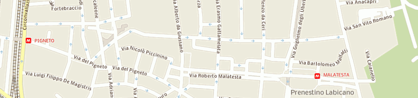 Mappa della impresa midi gianfranco a ROMA