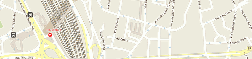 Mappa della impresa gruppo tre pavi srl a ROMA