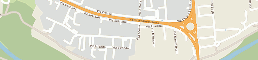 Mappa della impresa union ricambi srl a RIMINI