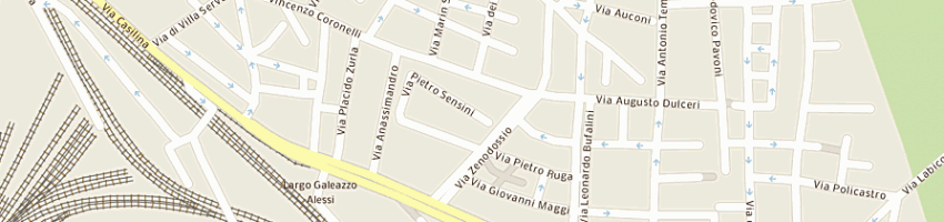 Mappa della impresa carrozzeria capponi mauro a ROMA