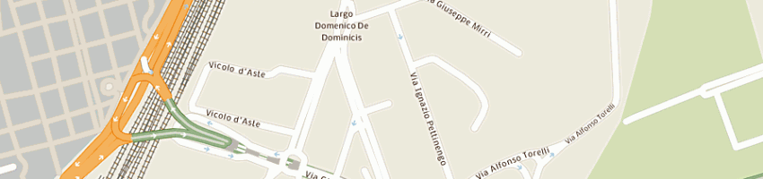 Mappa della impresa leoni e rossi a ROMA
