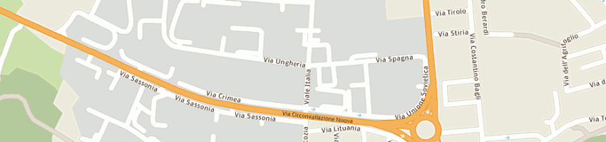 Mappa della impresa utensileria komet di fabbri giuseppe e c snc a RIMINI