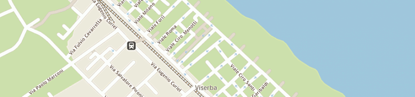 Mappa della impresa zaghini attilia a RIMINI
