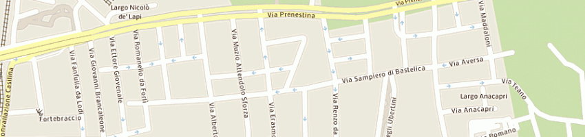 Mappa della impresa bagazzini massimo a ROMA