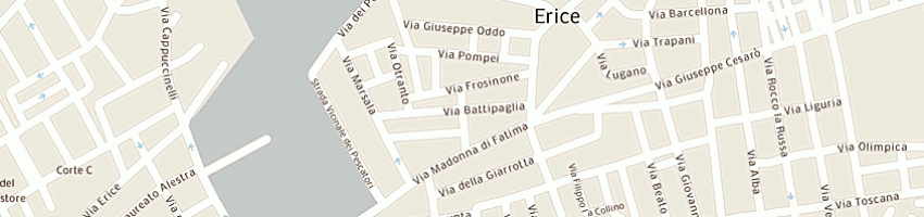 Mappa della impresa scodi srl a ERICE