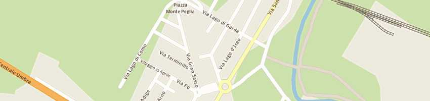 Mappa della impresa c l g autotrasporti srl a BASTIA UMBRA