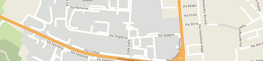Mappa della impresa escomm srl a RIMINI