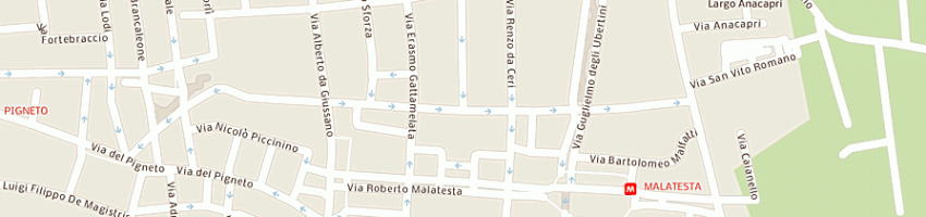 Mappa della impresa falasca mauro a ROMA