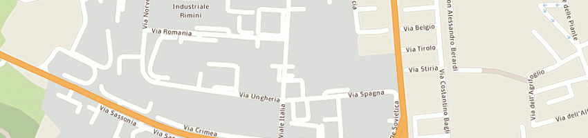 Mappa della impresa flli tombesi di tombesi m e e c snc a RIMINI