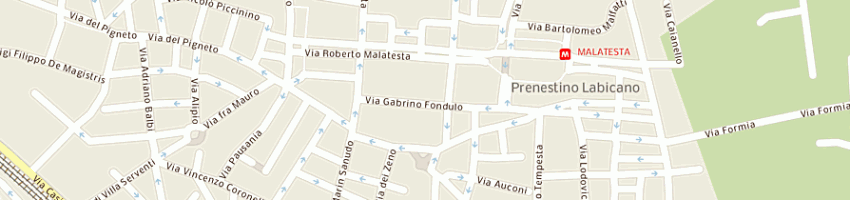Mappa della impresa vitas service di vituzzi sergio e c sas a ROMA