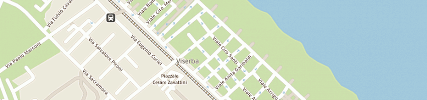 Mappa della impresa albergo sabrina nord a RIMINI