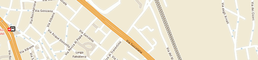Mappa della impresa la decima scarl a ROMA
