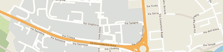 Mappa della impresa di giuli antonio e c snc a RIMINI
