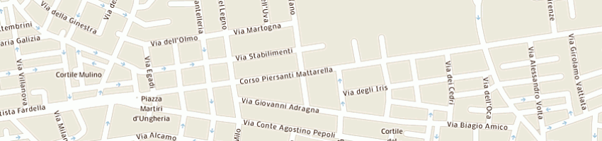 Mappa della impresa copiso di fonte brigitte e c - societa' in accomandita semplice a TRAPANI