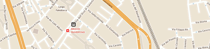 Mappa della impresa cg media - srl a ROMA