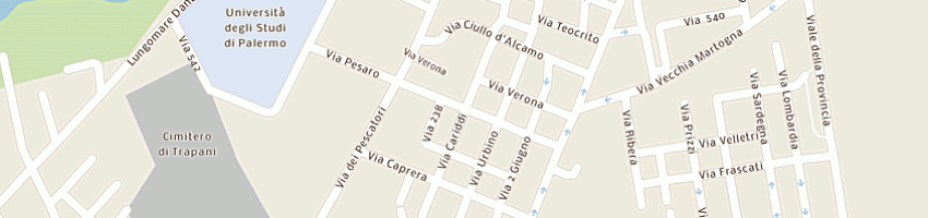 Mappa della impresa urso giuseppe a ERICE