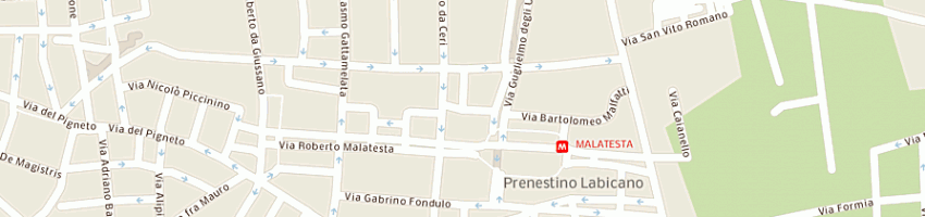 Mappa della impresa tre gi amministrazioni di giaccheri aurelio e giustini mauro e c snc a ROMA
