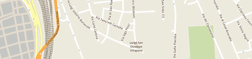 Mappa della impresa as fitness club a ROMA