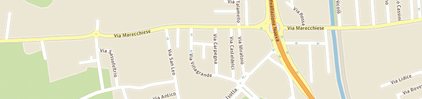 Mappa della impresa lorenzini raffaele a RIMINI