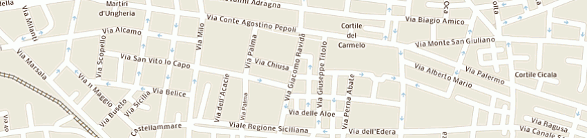 Mappa della impresa il paese delle meraviglie a TRAPANI