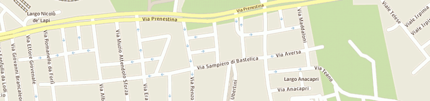 Mappa della impresa speedy moving srl a ROMA