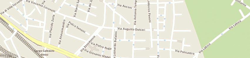 Mappa della impresa cancrini carlo a ROMA
