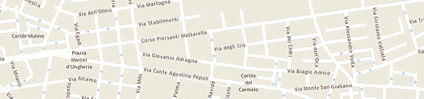 Mappa della impresa incandela anna e catania domenico snc a TRAPANI