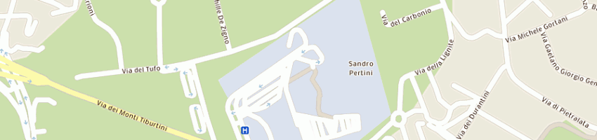 Mappa della impresa ospedale sandro pertini a ROMA