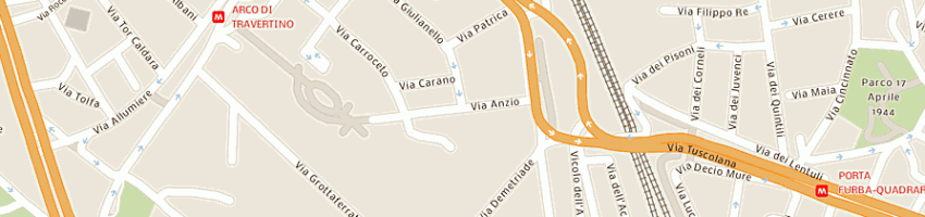Mappa della impresa ecar etrusca carburanti di carlo coppa e c sas a ROMA