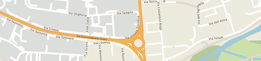 Mappa della impresa ortopiu' di domeniconi milva e c sas a RIMINI
