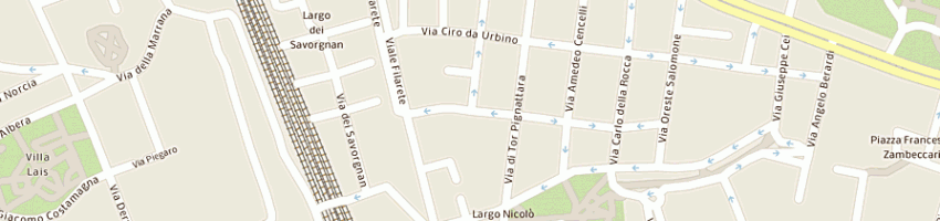 Mappa della impresa cerqueti giulio a ROMA